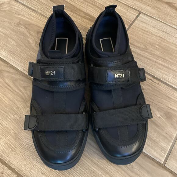 Nº21 Black Sneaker Shoes Size 40 / 9 Made In Italy main image 7